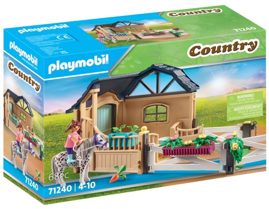 PLAYMOBIL Country 71240 Extension Box avec cheval