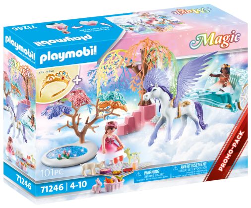 PLAYMOBIL Magic 71246 Calèche et cheval ailé