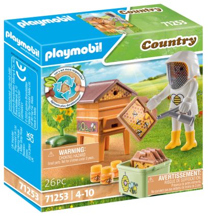 PLAYMOBIL Country 71253 Apicultrice avec ruche