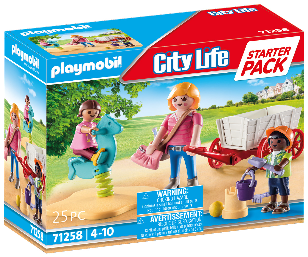 Playmobil City Life 71258 pas cher, Nourrice avec enfants - Starter Pack