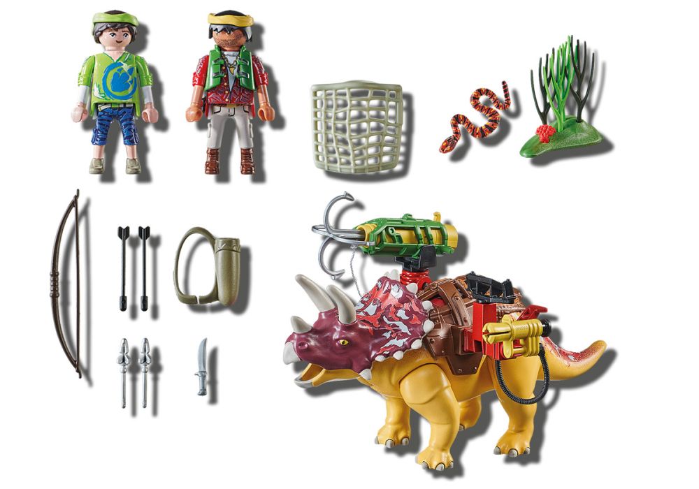 Playmobil Dino Rise Tricératops Et Soldats (71262)