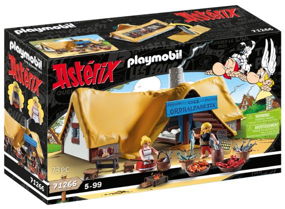 PLAYMOBIL Astérix 71266 La hutte d'Ordralfabétix