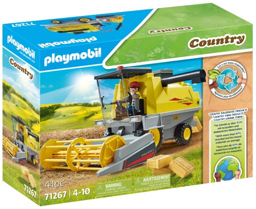 PLAYMOBIL Country 71267 Moissonneuse-batteuse