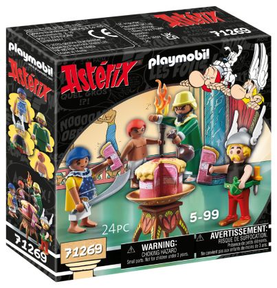 PLAYMOBIL Astérix 71269 Le gâteau empoisonné d'Amonbofis