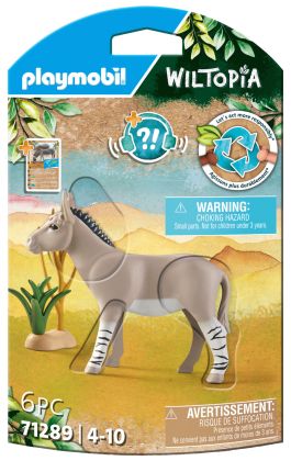 PLAYMOBIL Wiltopia 71289 Âne sauvage d'Afrique