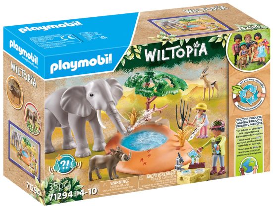 PLAYMOBIL Wiltopia 71294 Explorateurs avec animaux de la savane