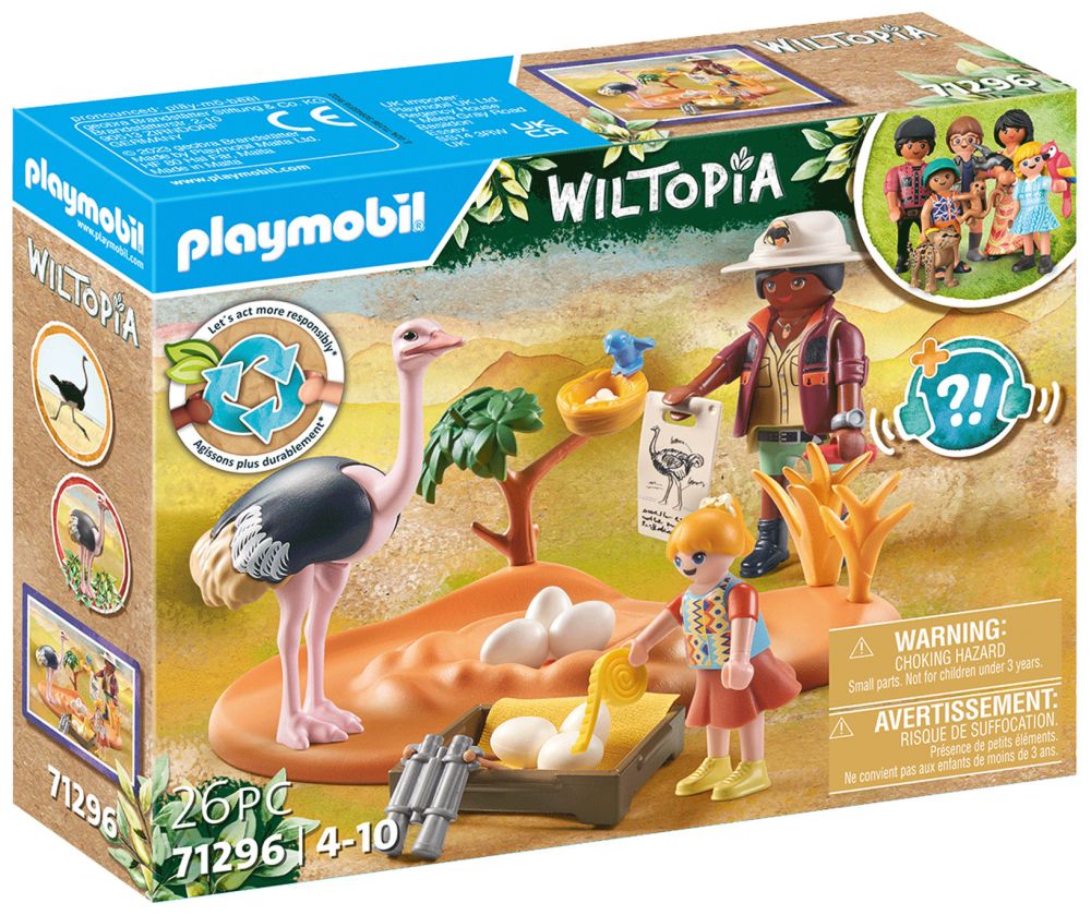 Playmobil - 71007 - wiltopia - centre de soins pour animaux - plus de 80%  de matériaux recyclés ou biosourcés PLAYMOBIL Pas Cher 