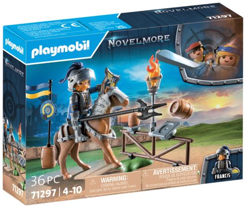 PLAYMOBIL Novelmore 71297 Chevalier Novelmore et accessoires d'entrainement