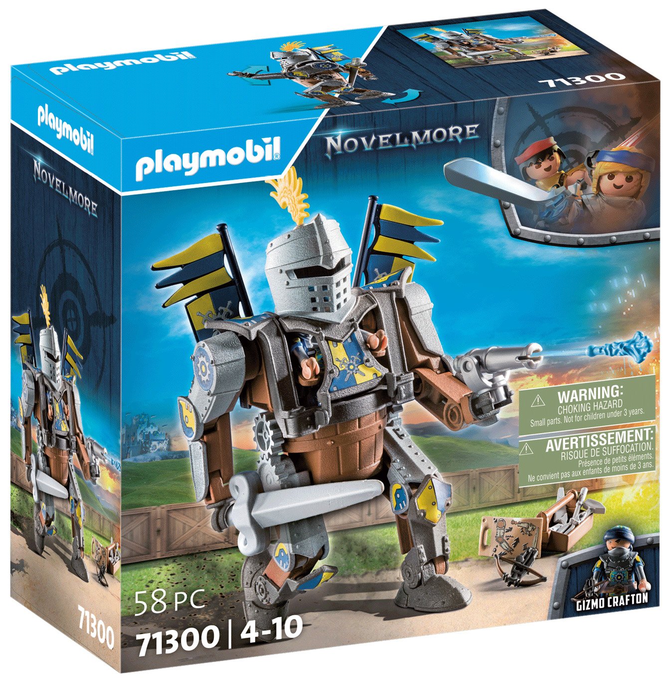 Playmobil Novelmore 71300 pas cher, Géant de combat Novelmore