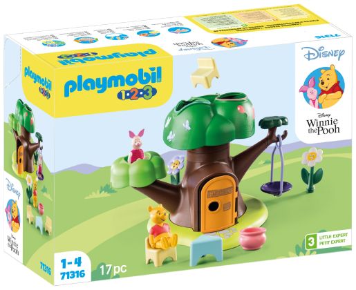 PLAYMOBIL 123 71316 Disney Winnie l'ourson et Porcinet avec cabane