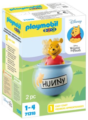 PLAYMOBIL 123 71318 Disney Winnie l'ourson et culbuto pot de miel