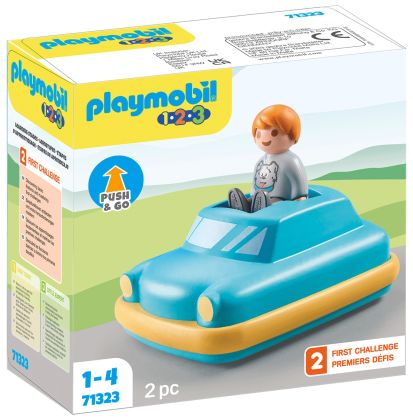 PLAYMOBIL 123 71323 Enfant avec voiture