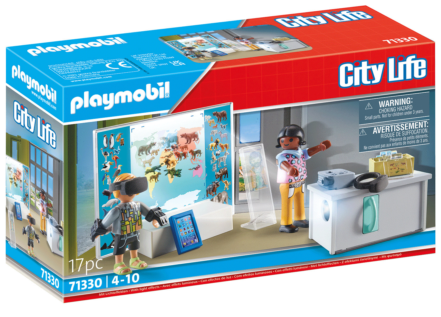 Playmobil City Life 71330 pas cher, Classe avec r?�alit?� augment?�e