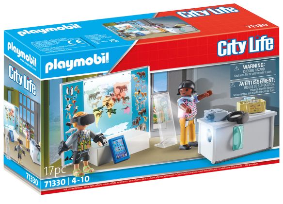 PLAYMOBIL City Life 71330 Classe avec réalité augmentée