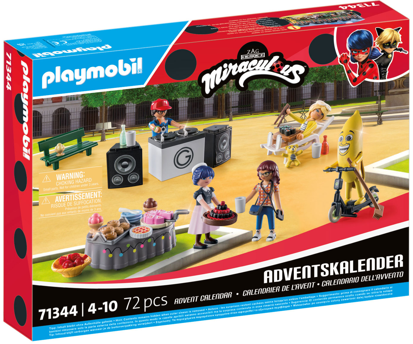 Playmobil Miraculous 71344 pas cher, Calendrier de l