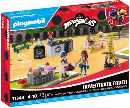 PLAYMOBIL Miraculous 71344 Calendrier de l'Avent - Miraculous Pique-nique à Paris 2024