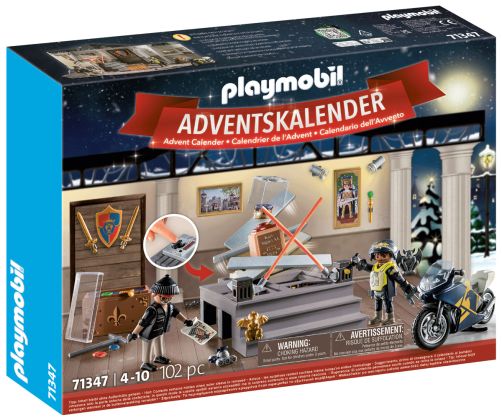 PLAYMOBIL Calendriers de l'Avent 71347 Calendrier de l'Avent - Police