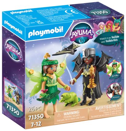 PLAYMOBIL Ayuma 71350 Forest et Bat Fairies