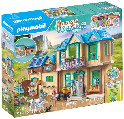 PLAYMOBIL Horses of Waterfall 71351 Ranch de la cascade