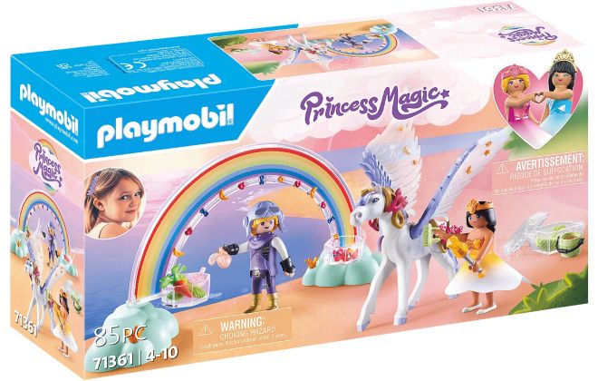 PLAYMOBIL Princess Magic 71361 Cheval ailé à décorer