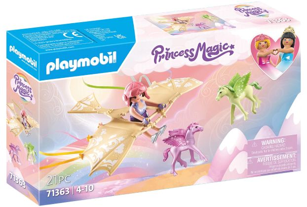PLAYMOBIL Princess Magic 71363 Princesse et poulains ailés