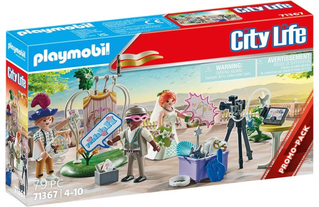 PLAYMOBIL City Life 71367 Couple de mariés et appareil photo