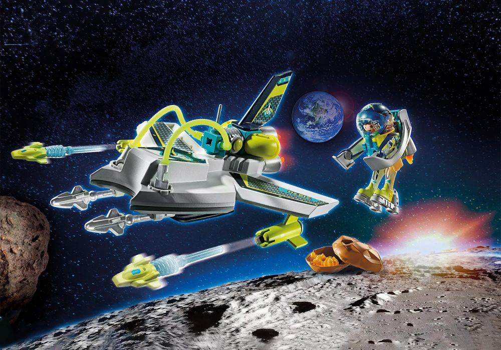 Playmobil - Space 70888 Unité Mobile Spatiale avec Astronautes et Navette