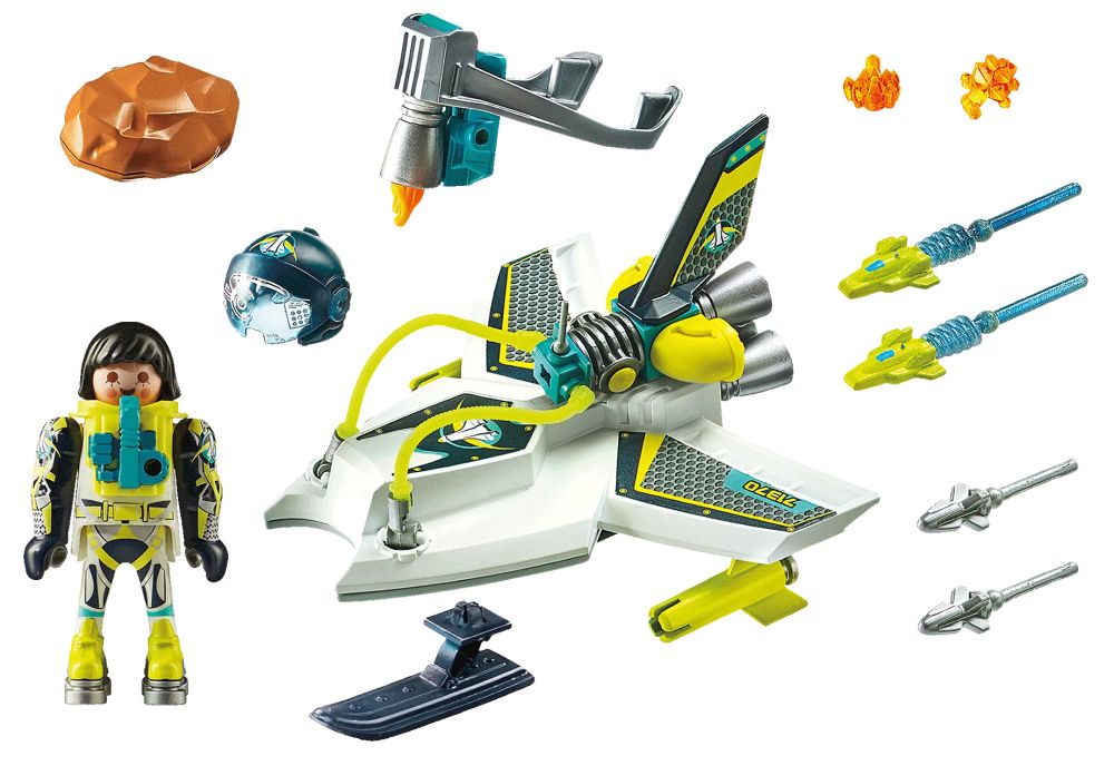 Playmobil Space 71370 pas cher, Spationaute et drone - Promo Pack