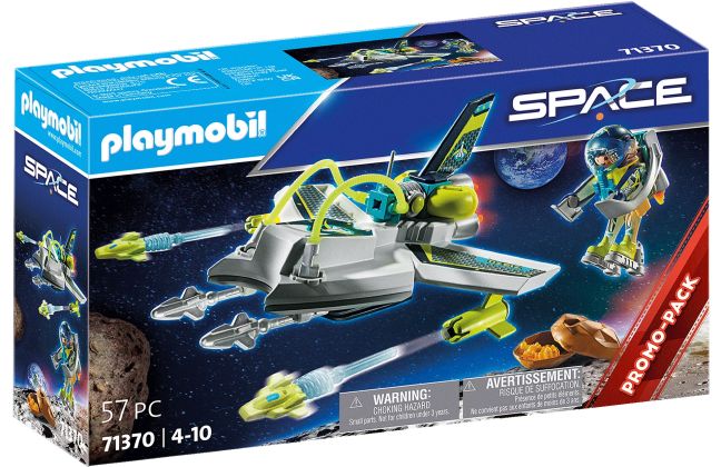 PLAYMOBIL Space 71370 Spationaute et drone - Promo Pack