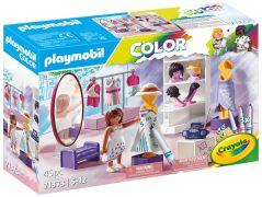 PLAYMOBIL Color 71372 Fashion Boutique - Set 82 Pezzi Con Pennarelli Lavabili, 5+ Anni - 5