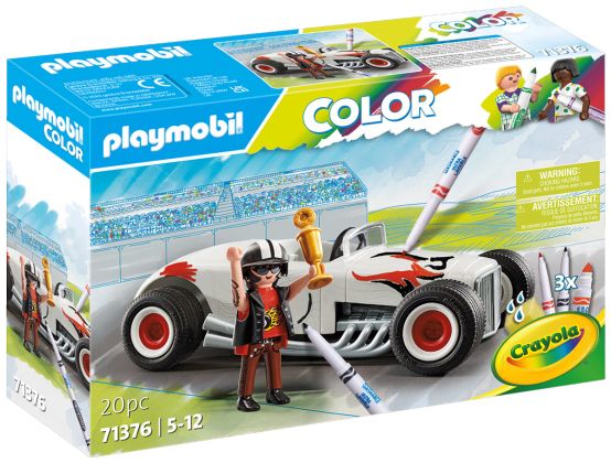 PLAYMOBIL Color 71376 Voiture de course