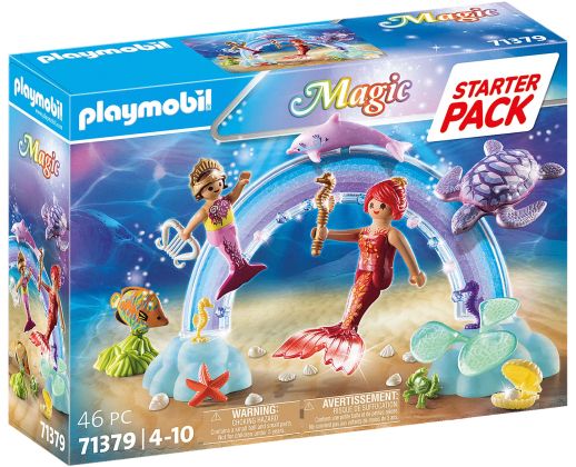 PLAYMOBIL Magic 71379 Starter Pack Sirènes et arc-en-ciel