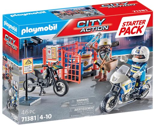 PLAYMOBIL City Action 71381 Starter Pack Police