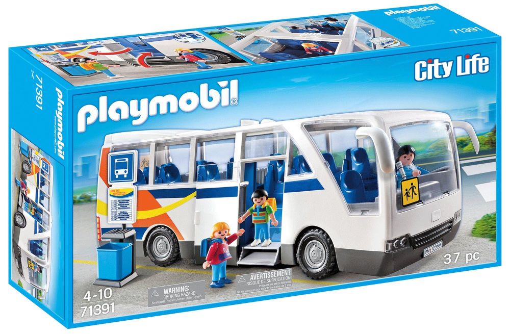 Playmobil City Life 71391 pas cher, Car scolaire