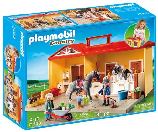 PLAYMOBIL Country 71393 Ecurie transportable