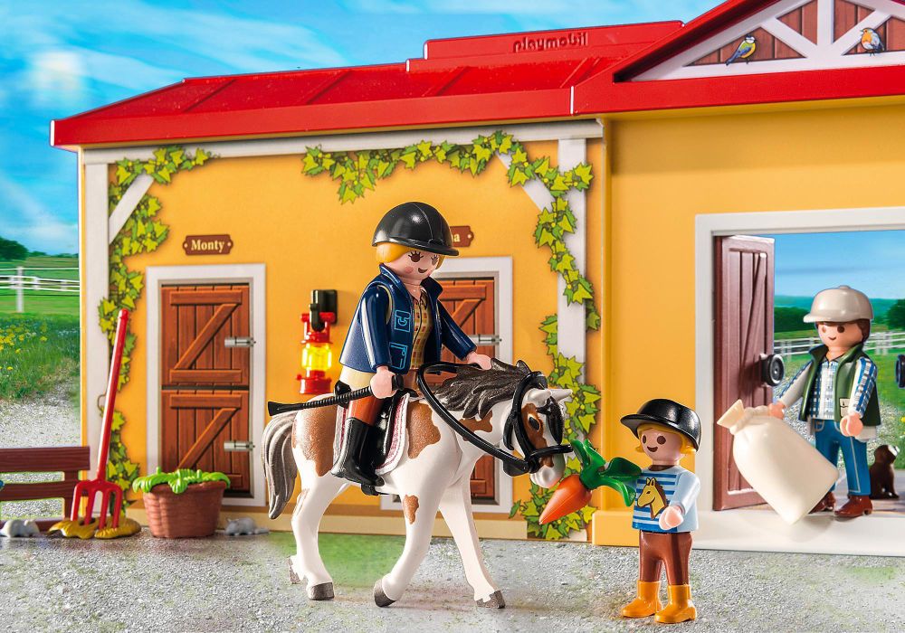 Ecurie playmobil outlet