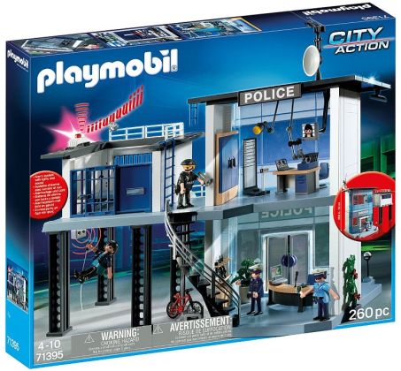 PLAYMOBIL City Action 71395 Commissariat de police avec système d`alarme