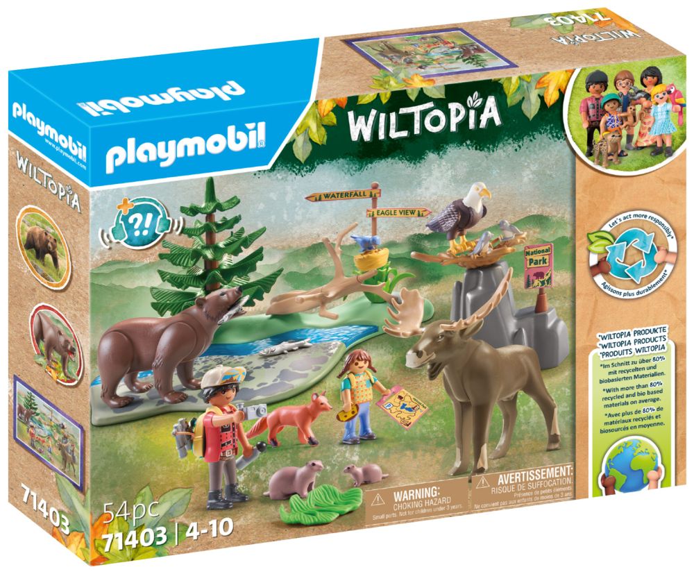 Playmobil Wiltopia 71403 pas cher, Animaux de la forêt d'Amérique