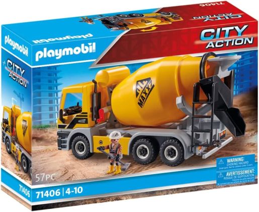 PLAYMOBIL City Action 71406 Le Camion toupie