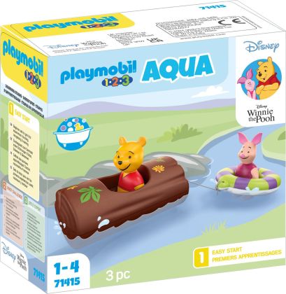 PLAYMOBIL 123 71415 Disney : Winnie et Porcinet avec tronc aquatique