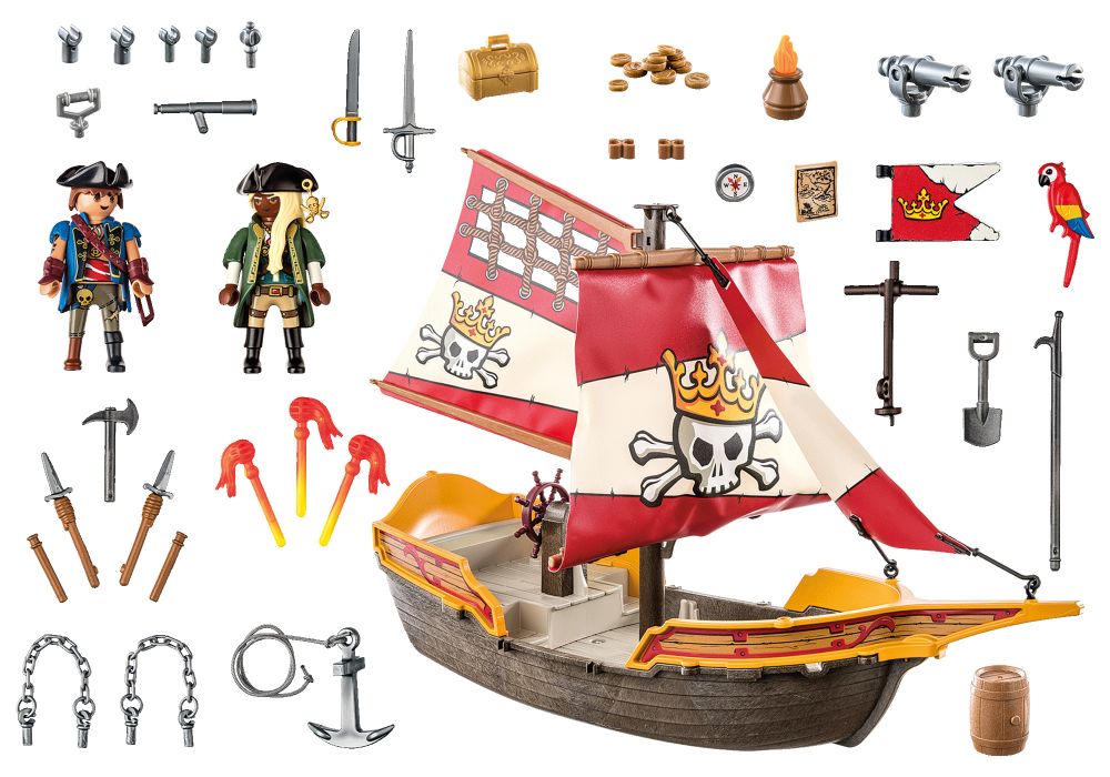 Playmobil Pirates 70411 Bateau pirates pas cher - Playmobil - Achat moins  cher