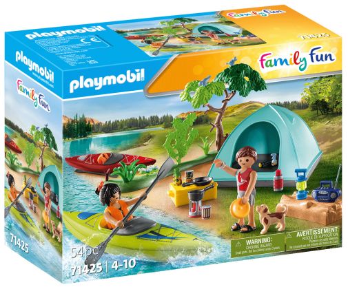 PLAYMOBIL Family Fun 71425 Famille et tente