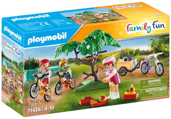 PLAYMOBIL Family Fun 71426 Vacanciers et vélos