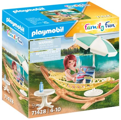 PLAYMOBIL Family Fun 71428 Vacancière et hamac