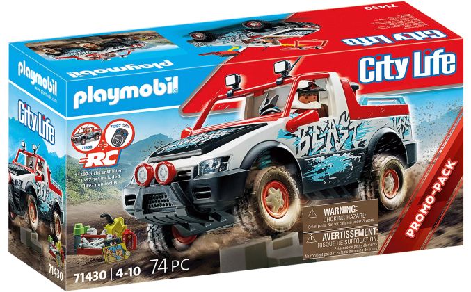 PLAYMOBIL City Life 71430 Voiture de rallye - Promo Pack