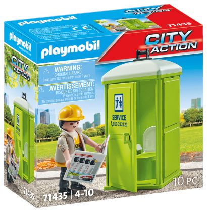 PLAYMOBIL City Action 71435 Toilettes mobiles
