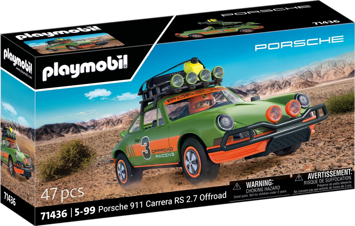 Playmobil Sports & Action 71436 pas cher, Porsche 911 Carrera RS