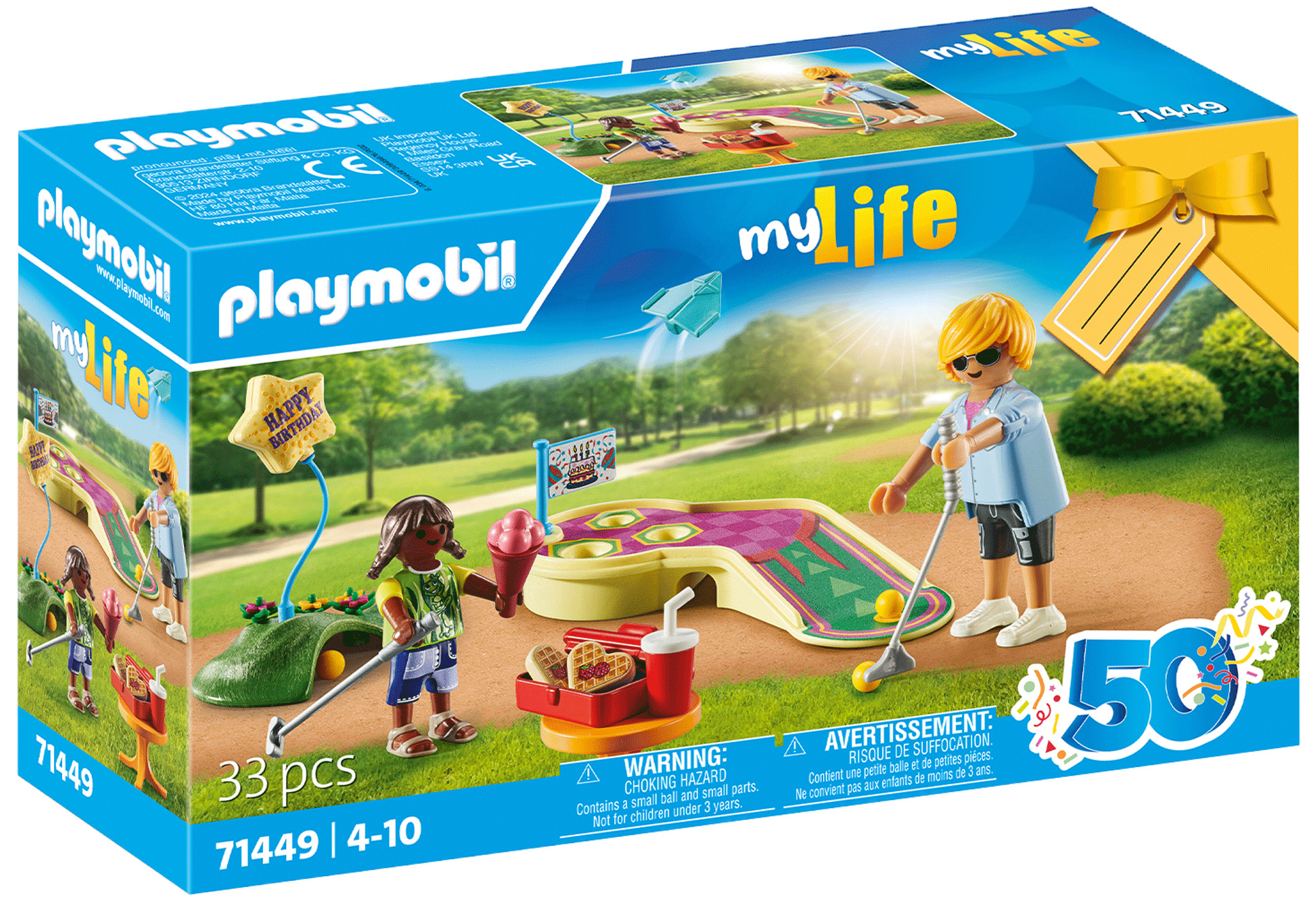 Playmobil My Life 71449 pas cher, Mini Golf (Spécial 50 ans)