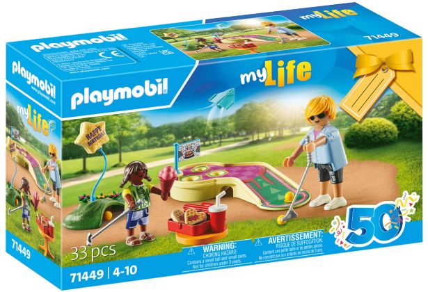 PLAYMOBIL My Life 71449 Mini Golf (Spécial 50 ans)