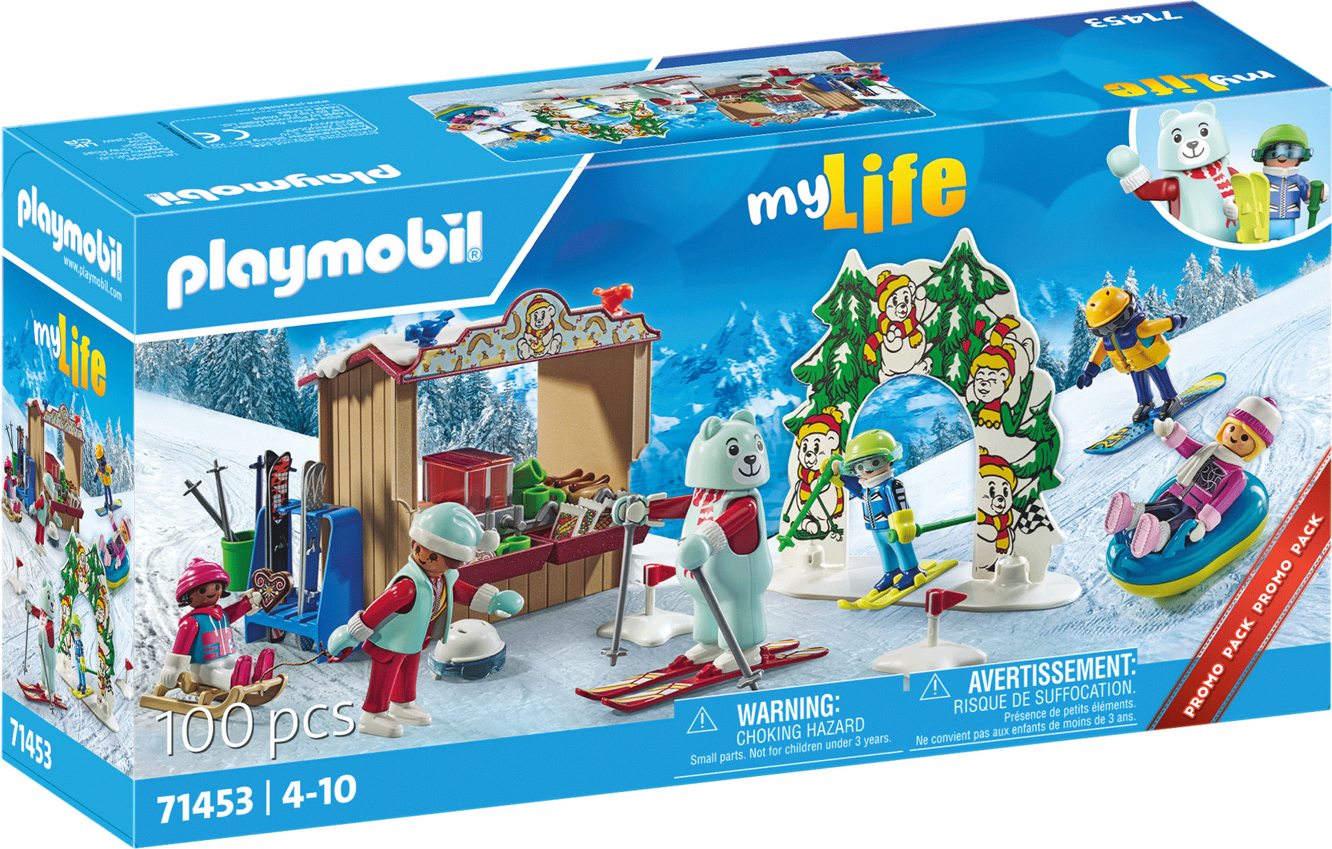 Playmobil My Life 71453 pas cher, Vacanciers et sports d'hiver - Promo Pack